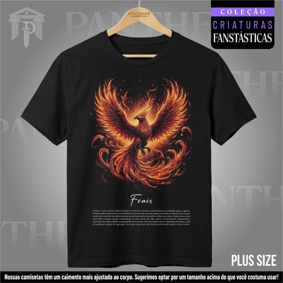 Plus SIze Unissex - Fênix