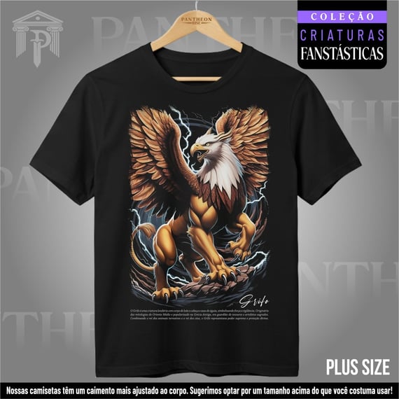 Plus Size Unissex - Grifo