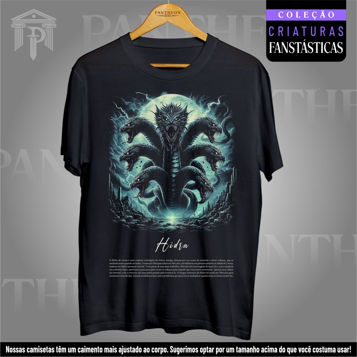 Nome do produto: Camiseta Unissex - Hidra