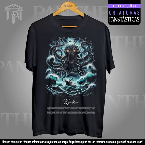 Camiseta Unissex - Kraken