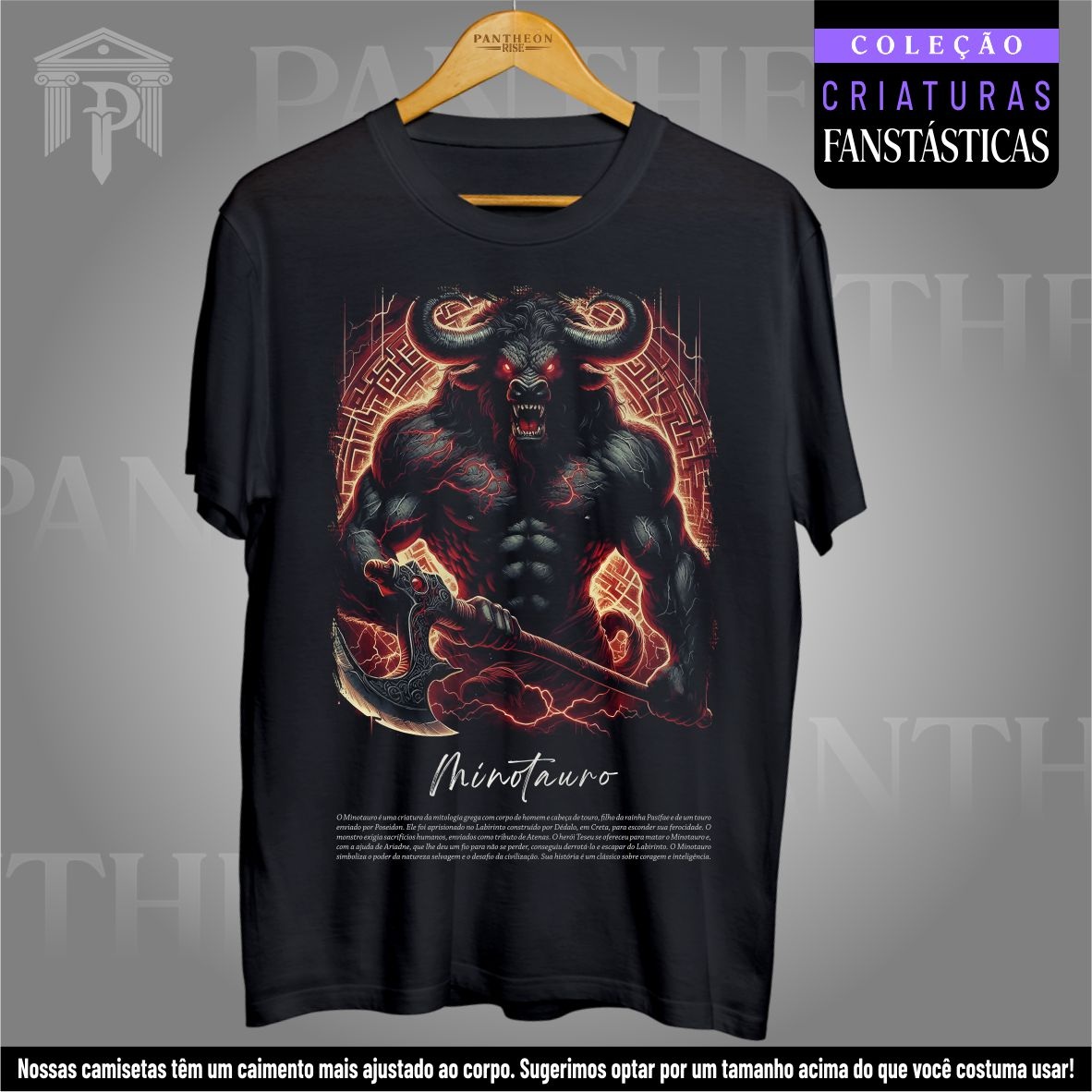 Nome do produto: Camiseta Unissex - Minotauro