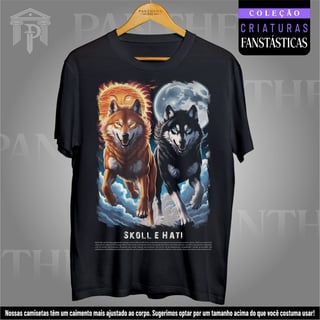 Camiseta Unissex - Sköll e Hati