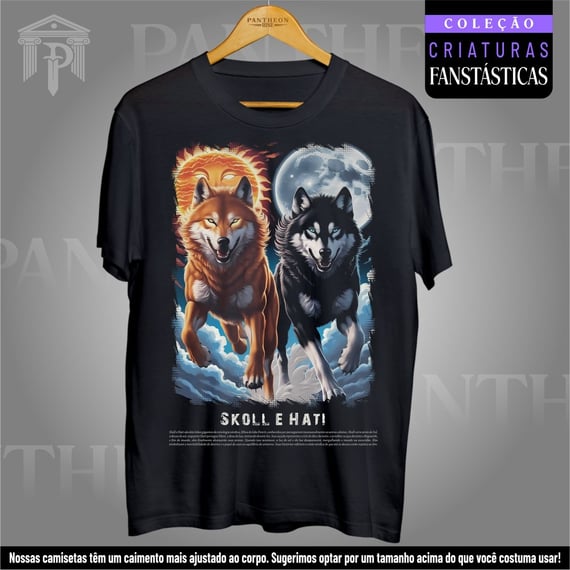 Camiseta Unissex - Sköll e Hati