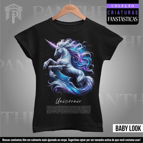 Baby Look - Unicórnio