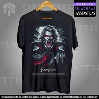 Camiseta Unissex - Vampiro