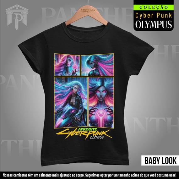 Baby Look - Panteão Cyberpunk (Afrodite)