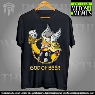 Camiseta Unissex - God of Beer