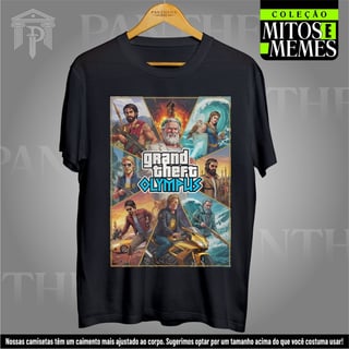 Camiseta Unissex - Grand Theft Olympus