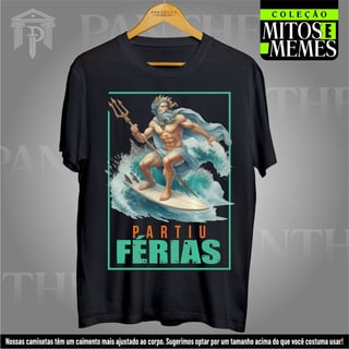 Camiseta Unissex - Poseidon de Férias!