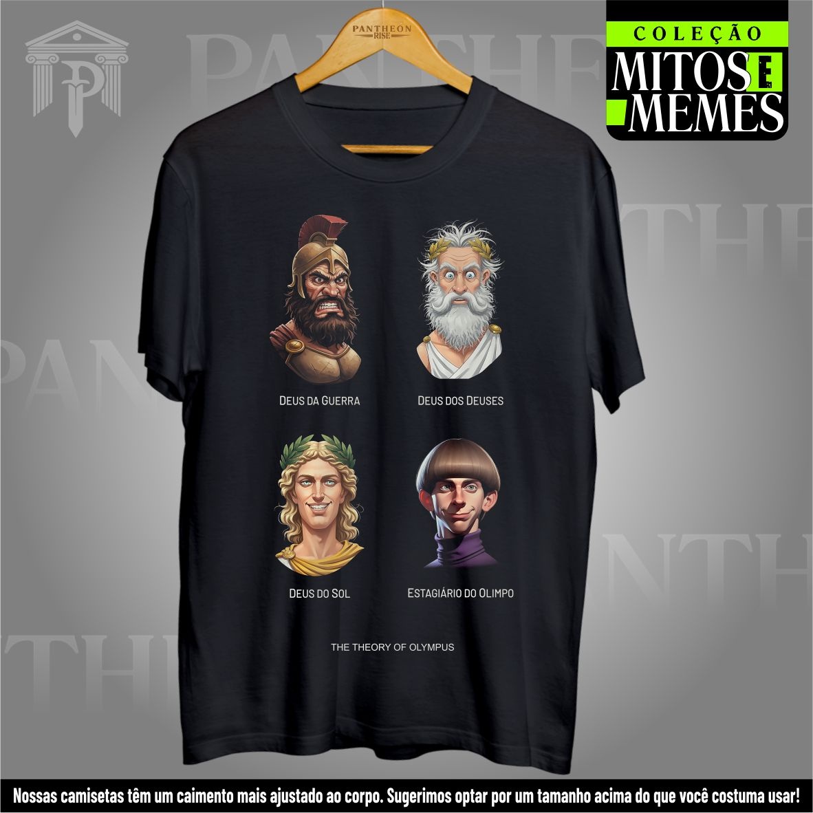 Nome do produto: Camiseta Unissex - The Theory of Olympus