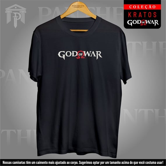Camiseta Unissex God of War – Logo Oficial