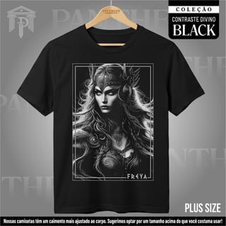 Plus Size Unissex BLACK - 