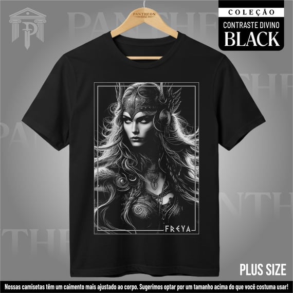 Plus Size Unissex BLACK - 