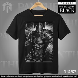 Nome do produto Plus Size Unissex BLACK - 
