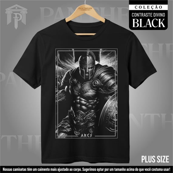 Plus Size Unissex BLACK - 