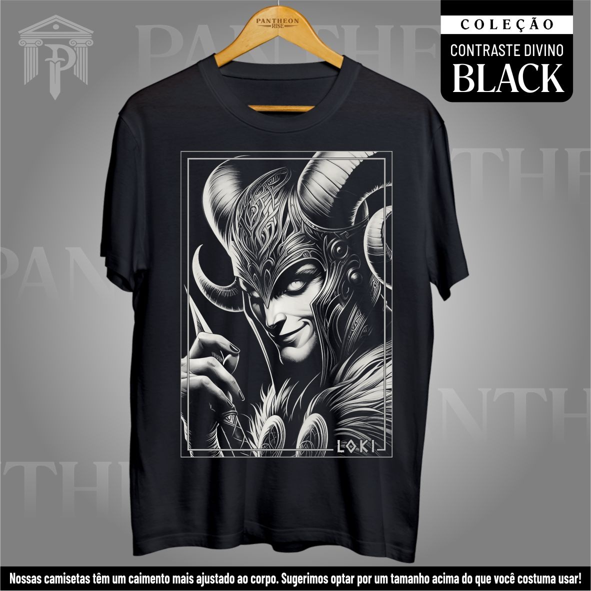Nome do produto: Camiseta Unissex BLACK - \