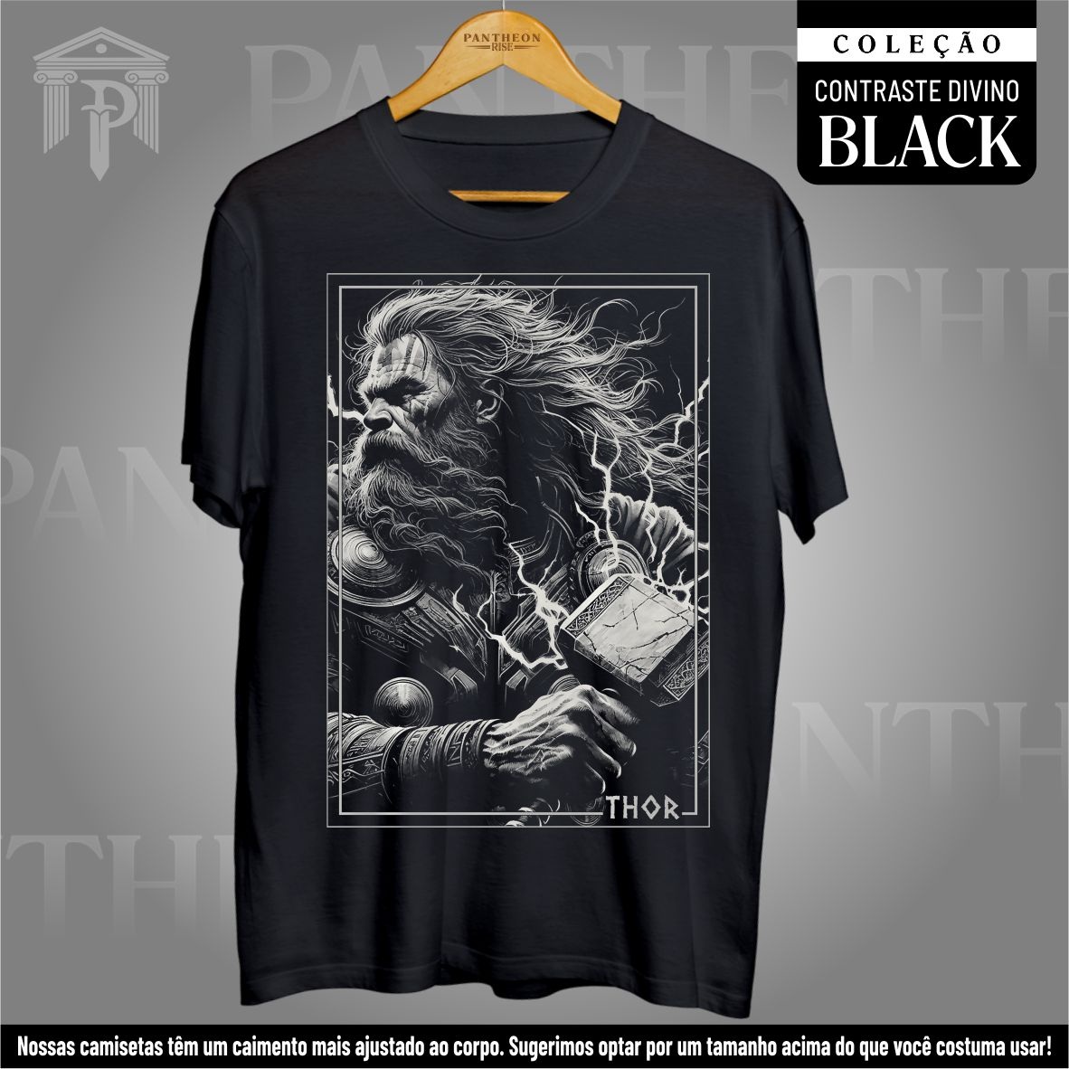 Nome do produto: Camiseta Unissex BLACK - \