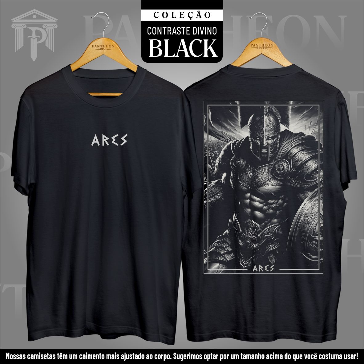 Nome do produto: Camiseta Unissex BLACK Frente e Costas - \