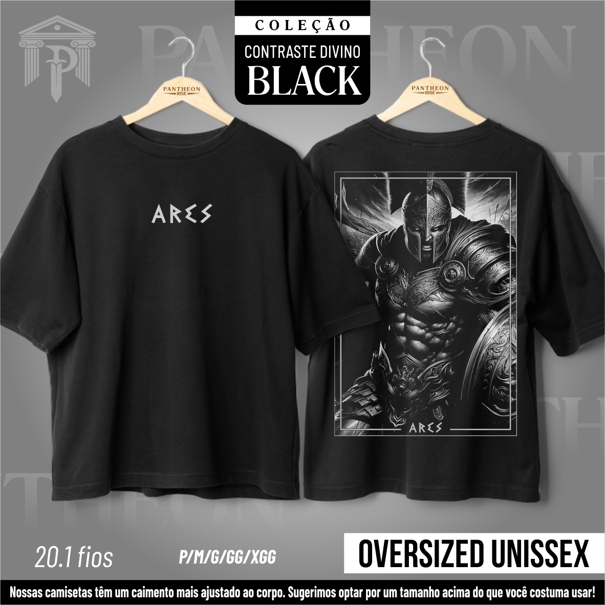 Nome do produto: Oversized Unissex BLACK - \