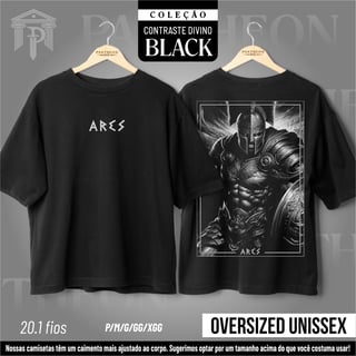 Oversized Unissex BLACK - 