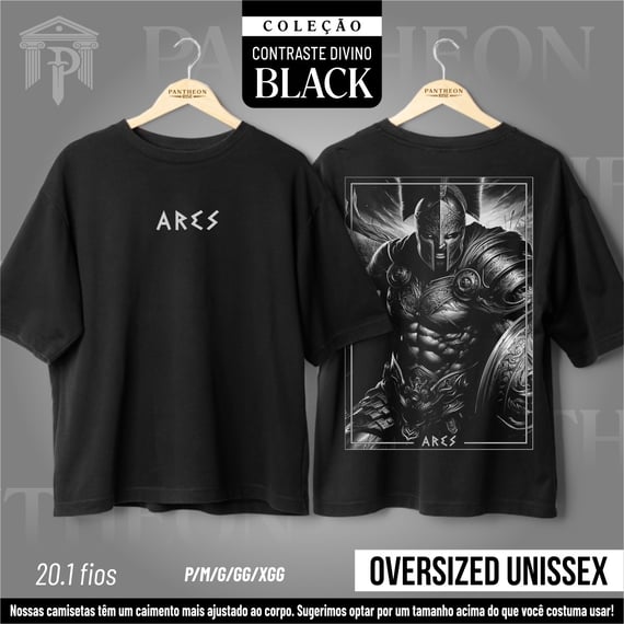 Oversized Unissex BLACK - 