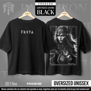 Oversized Unissex BLACK - 