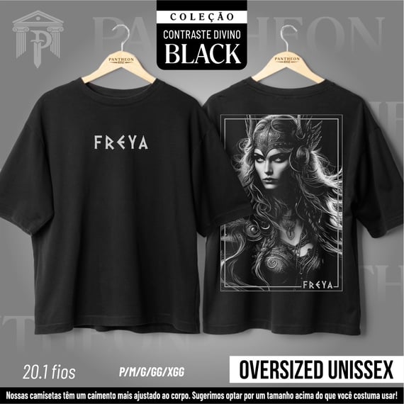 Oversized Unissex BLACK - 