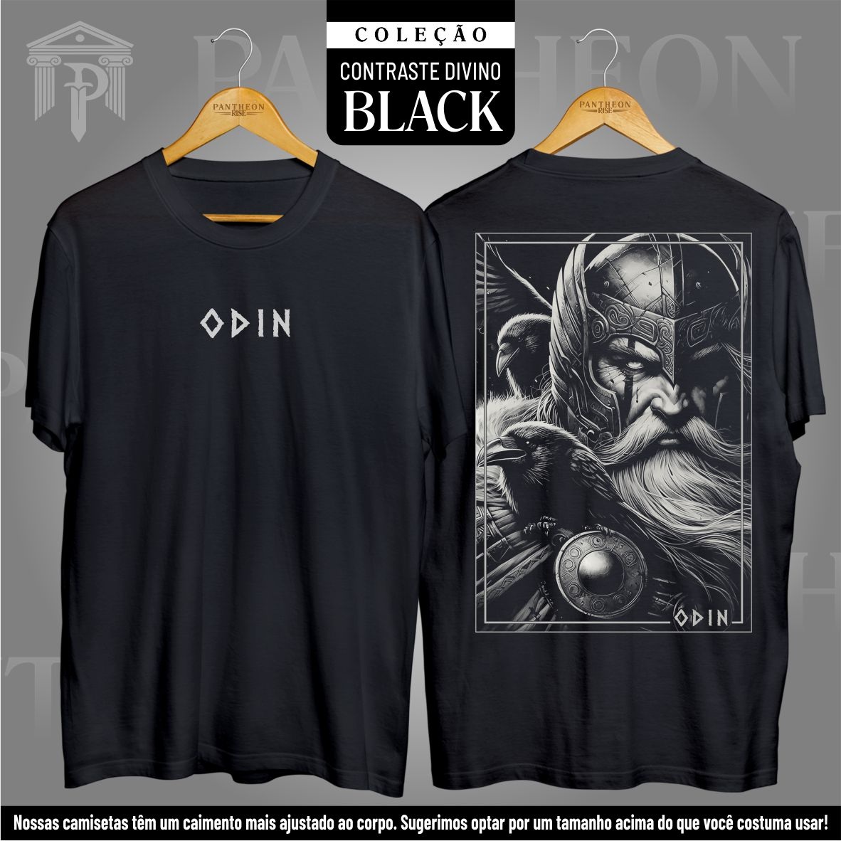 Nome do produto: Camiseta Unissex BLACK Frente e Costas - \