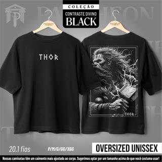 Camiseta Unissex BLACK - 