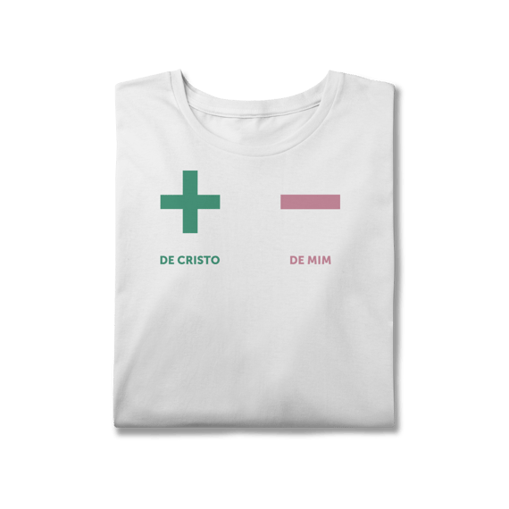 + de Cristo - de mim - Plus Size