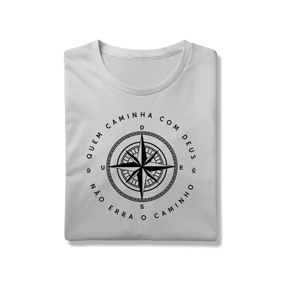 Quem caminha com Deus - Unissex