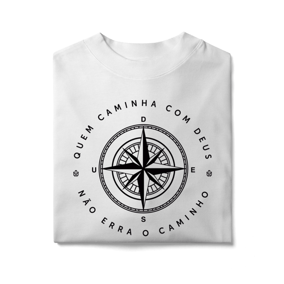 Quem caminha com Deus - Oversized
