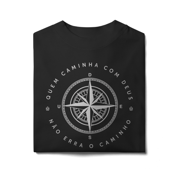 Quem caminha com Deus - Oversized