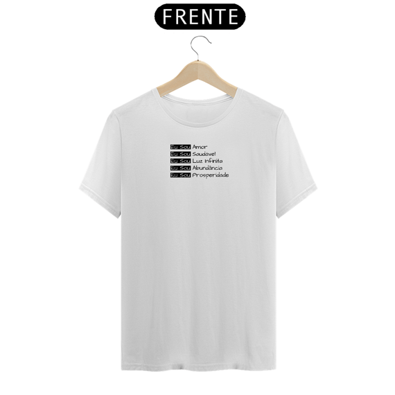 Camiseta Eu Sou Frases de Afirmação