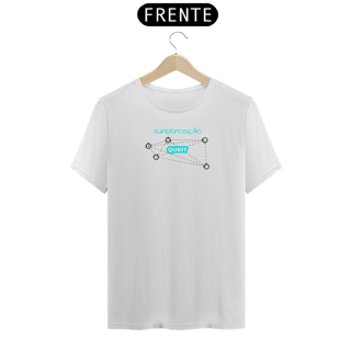 Nome do produto Camiseta Qubit Superposição