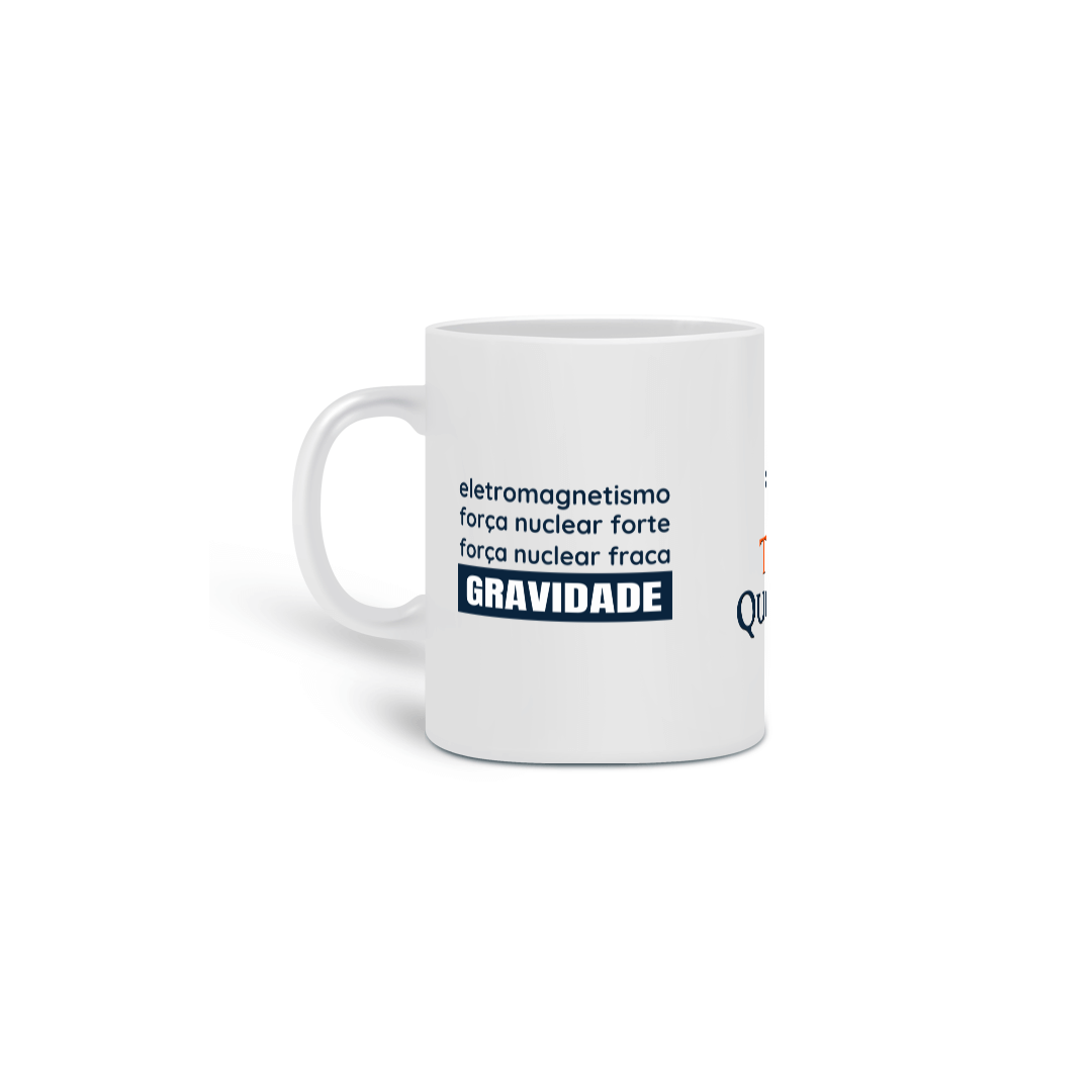 Nome do produto: Caneca Eletromagnetismo Forças e Gravidade
