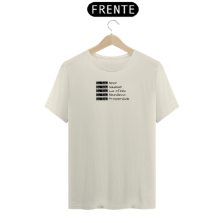 Nome do produto Camiseta Eu Sou Frases de Afirmação