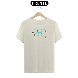 Nome do produto Camiseta Qubit Superposição