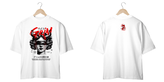 Camiseta Oversized Lost in Grin