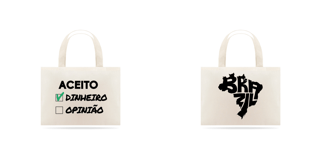 Nome do produtoEco Bag Grande – Aceito Dinheiro e Não Opiniões