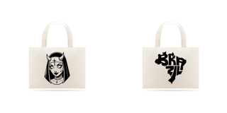 Nome do produtoEco Bag Grande – Freira Gostosa e com Diabinho na Cabeça