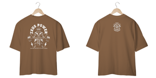 Nome do produtoCamiseta Oversized Zeus Power Estilo Academia 