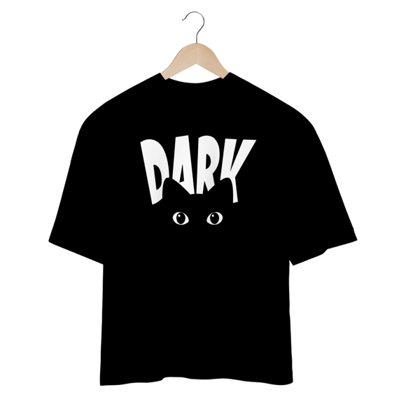Camisa Oversized – Gato Dark 
