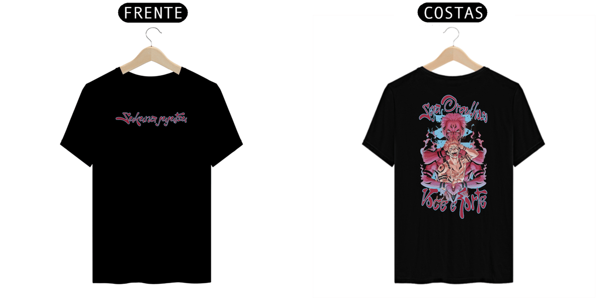 Nome do produto: Camiseta T-Shirt Quality – Sukuna (Jujutsu Kaisen) 