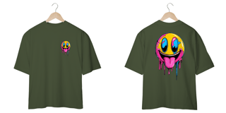 Nome do produtoCamiseta Oversized Emoji Hipnótico 
