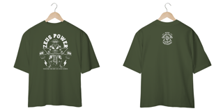 Nome do produtoCamiseta Oversized Zeus Power Estilo Academia 