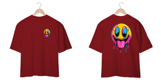 Nome do produtoCamiseta Oversized Emoji Hipnótico 