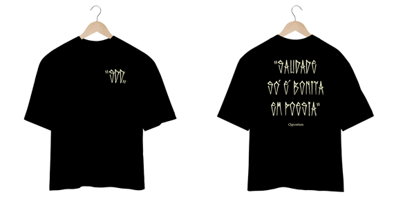 Camiseta Oversized - Saudade