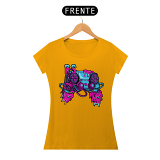 Nome do produto Camiseta Feminina Controle PS Joystick Estampa GAME