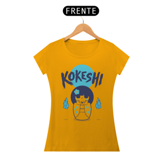 Nome do produto Camiseta Feminina Kokeshi Estampa Japonesa